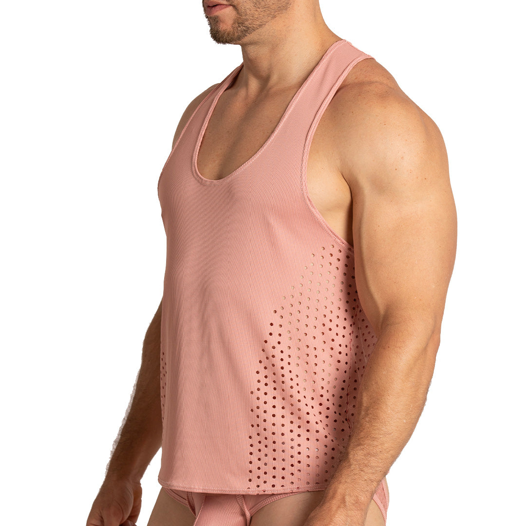 Hibrid Nude Tank vista posterior de Gigo Underwear