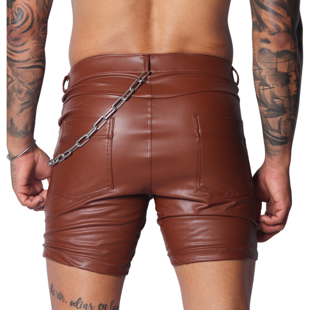 Hide Brown Short vista posterior de Gigo Underwear