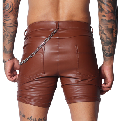 Hide Brown Short vista posterior de Gigo Underwear