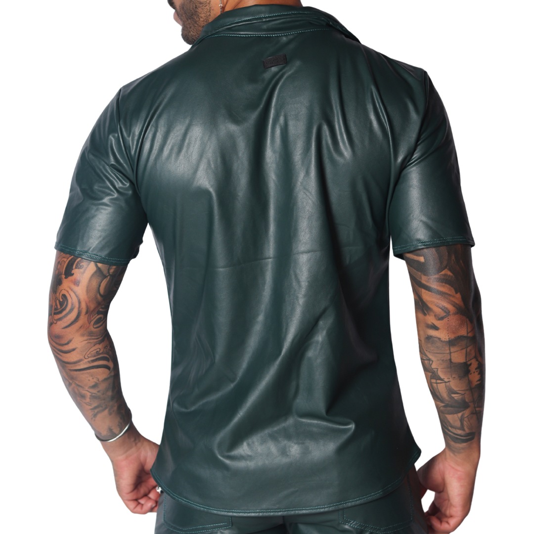 Hide Green Shirt vista posterior de Gigo Underwear
