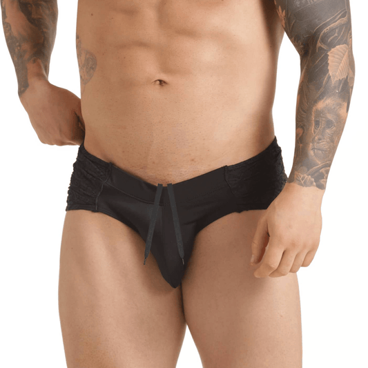 HINDU BLACK SWIM BRIEF - Gigo Underwear Colombia