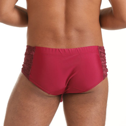 Hindu Wine Swim Brief vista frontal de Gigo Underwear
