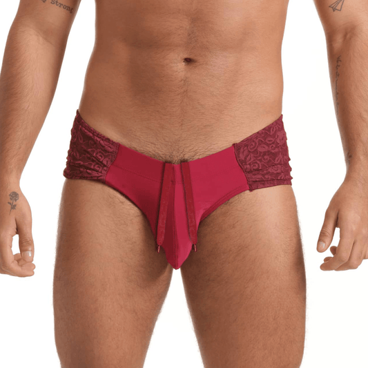 HINDU WINE SWIM BRIEF - Gigo Underwear Colombia