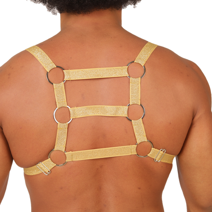 Hit Gold Harness vista posterior de Gigo Underwear