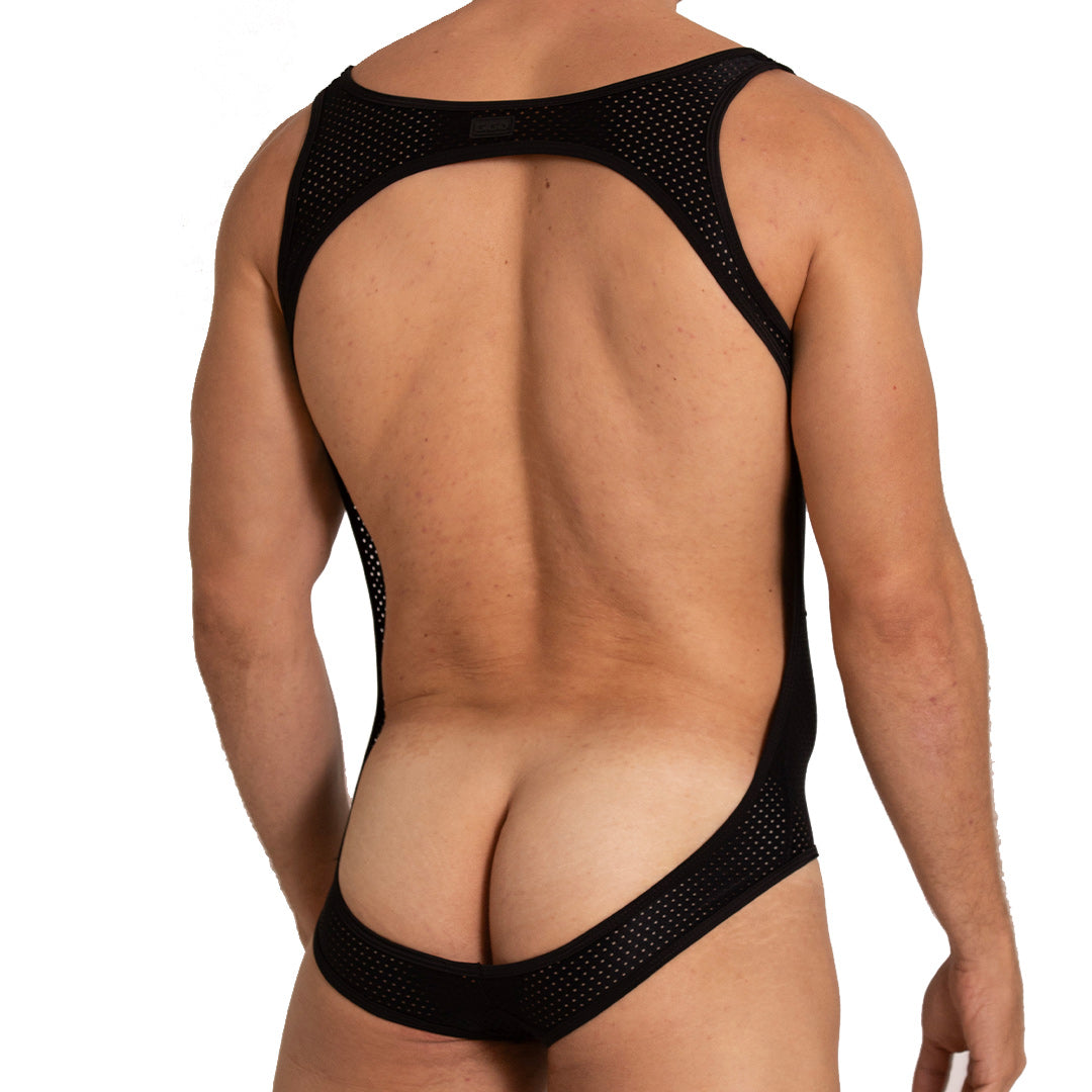 Hole Black Body vista frontal de Gigo Underwear