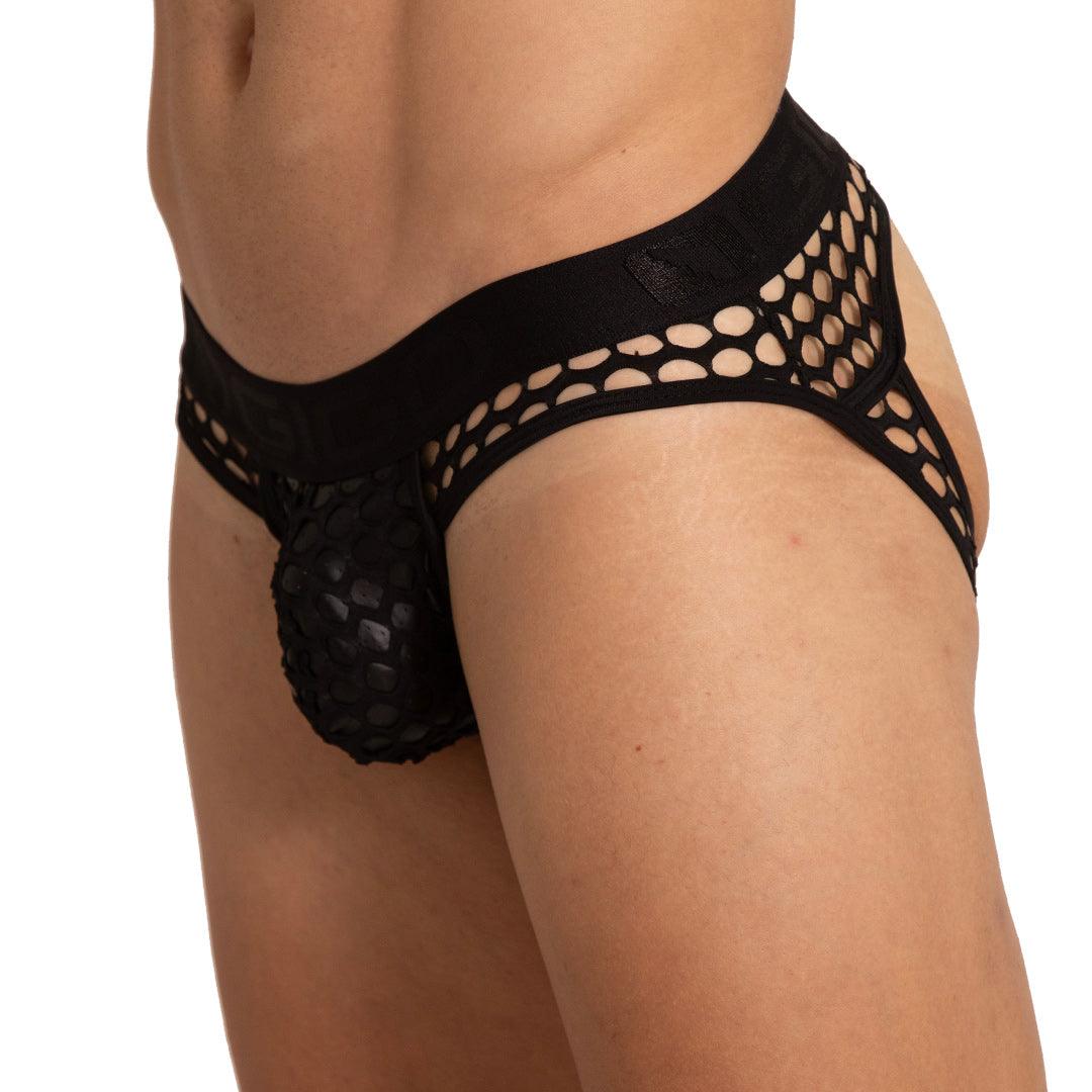 HOLE BLACK BRIEF JOCK - Gigo Underwear Colombia