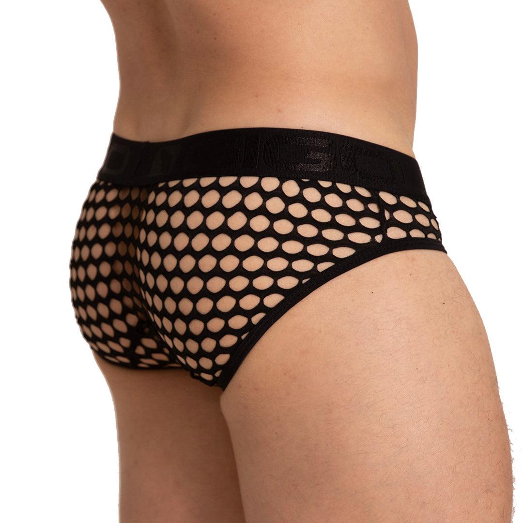 HOLE BLACK BRIEF - Gigo Underwear Colombia