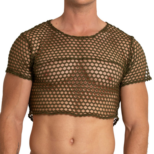 Hole Green Croop Top de Gigo Underwear