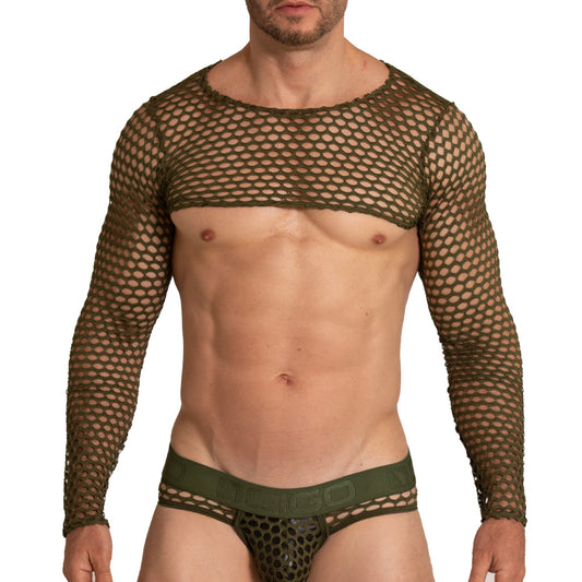HOLE GREEN HARNESS - Gigo Underwear Colombia