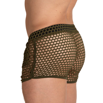 Hole Green Hotshort vista frontal de Gigo Underwear