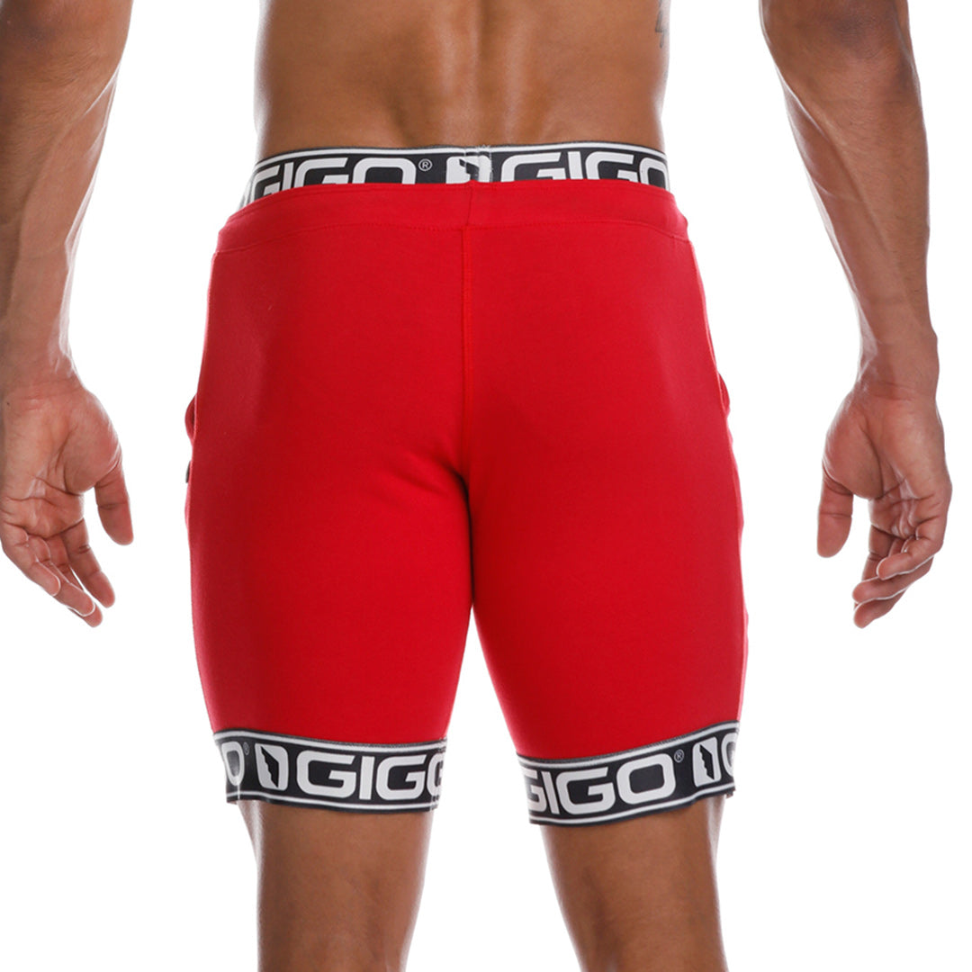 Id Red Short vista frontal de Gigo Underwear