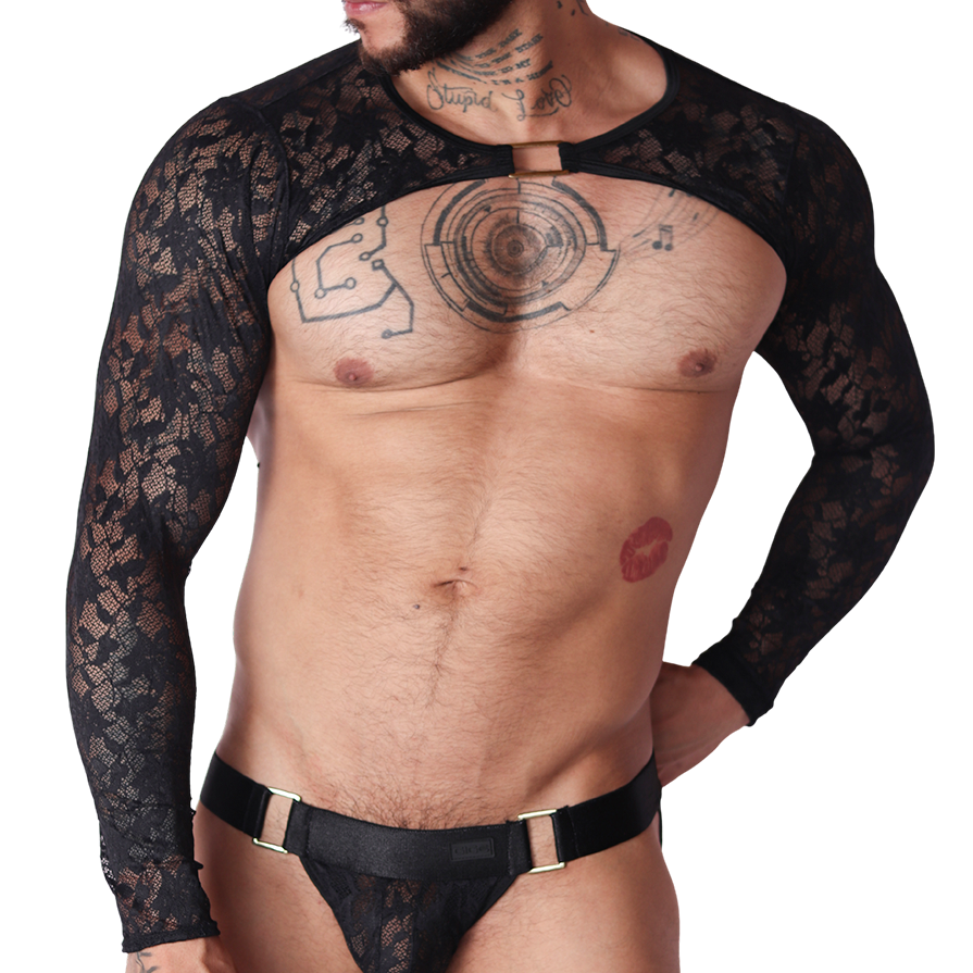 Illusion Black Harness de Gigo Underwear