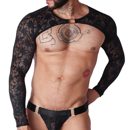 Illusion Black Harness de Gigo Underwear