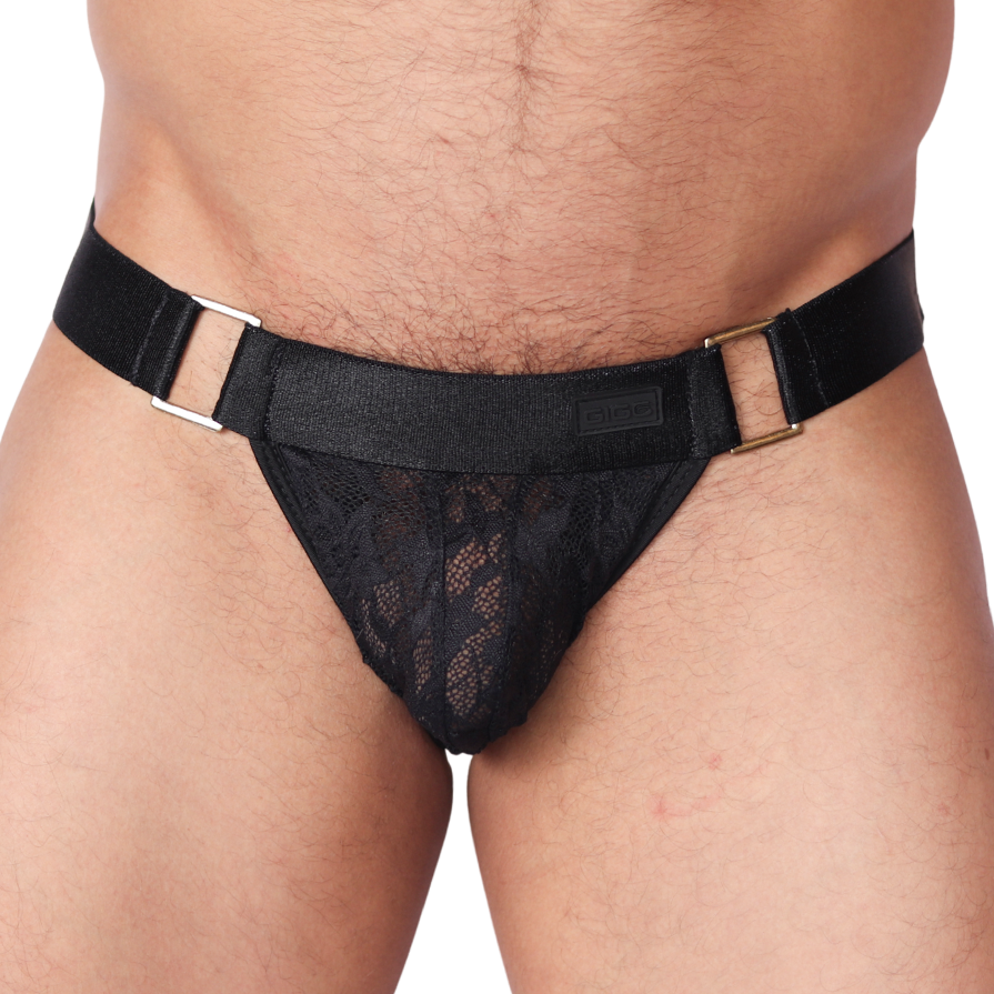 Illusion Black Jockstrap de Gigo Underwear