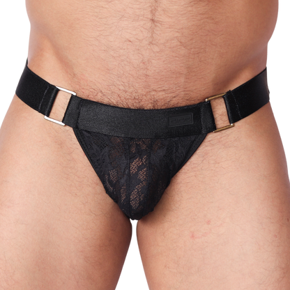 Illusion Black Jockstrap de Gigo Underwear