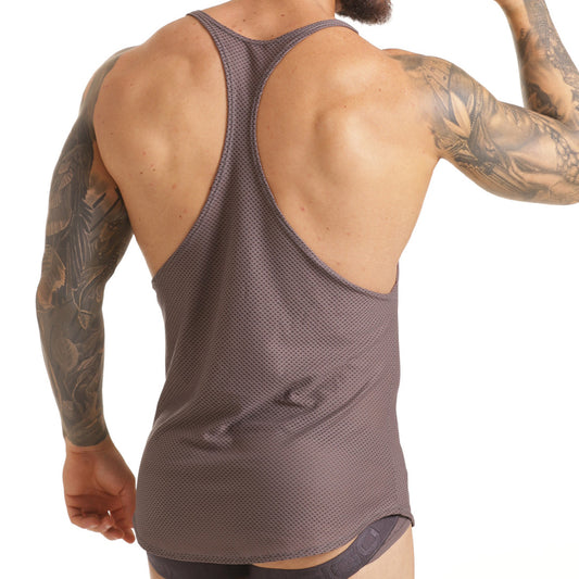 INSUPERABLE GRAY TANK - Gigo Underwear Colombia