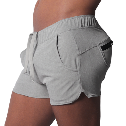 Jurly Gray Short vista frontal de Gigo Underwear