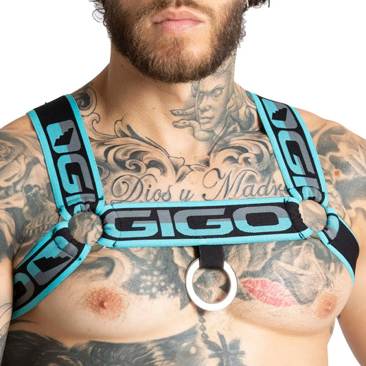 KARMA BLUE HARNESS - Gigo Underwear Colombia