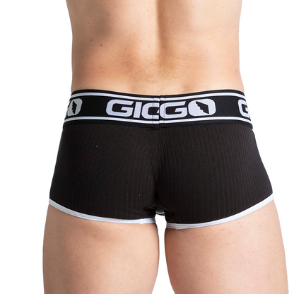 Khanal Black Trunk vista posterior de Gigo Underwear