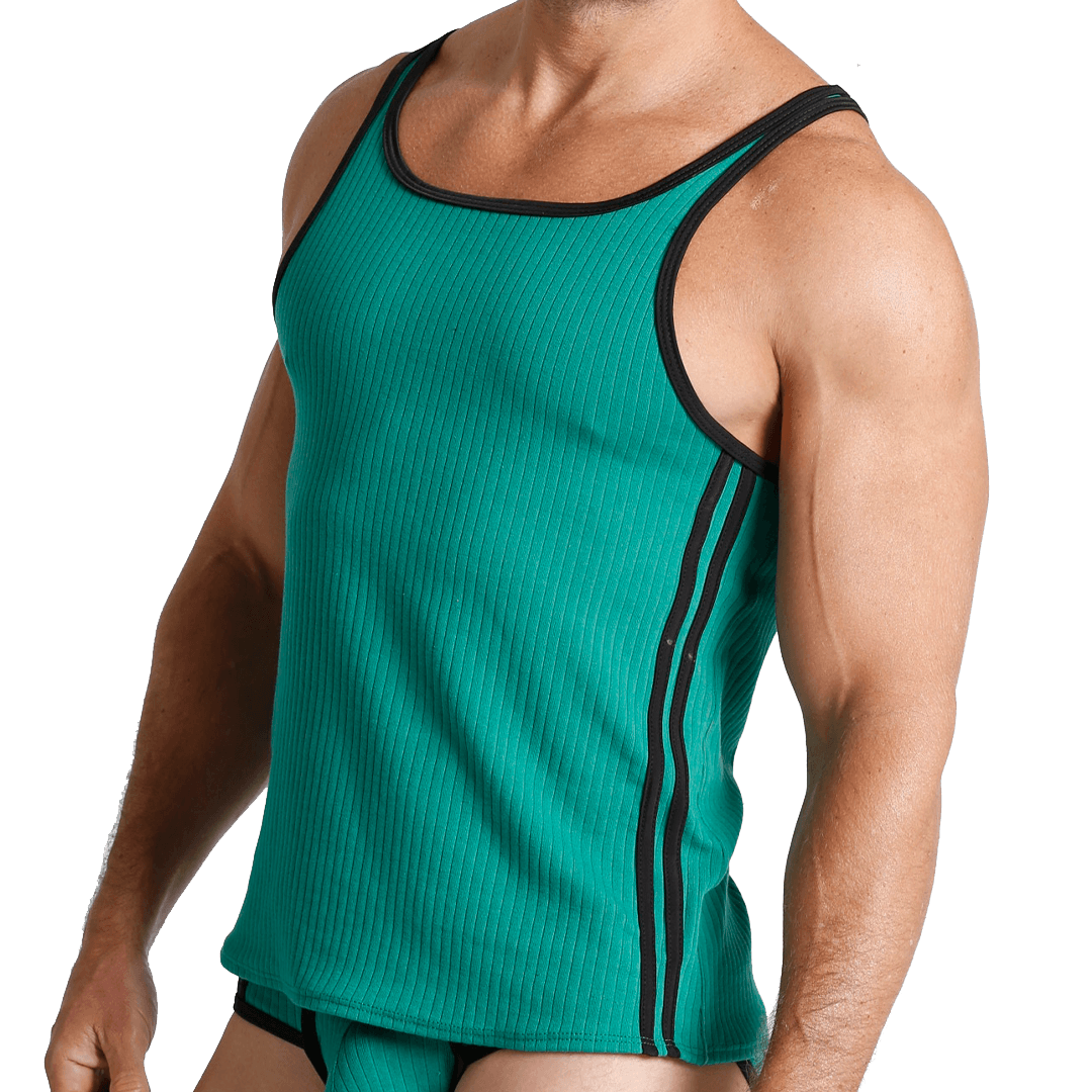 KHANAL GREEN TANK - Gigo Underwear Colombia