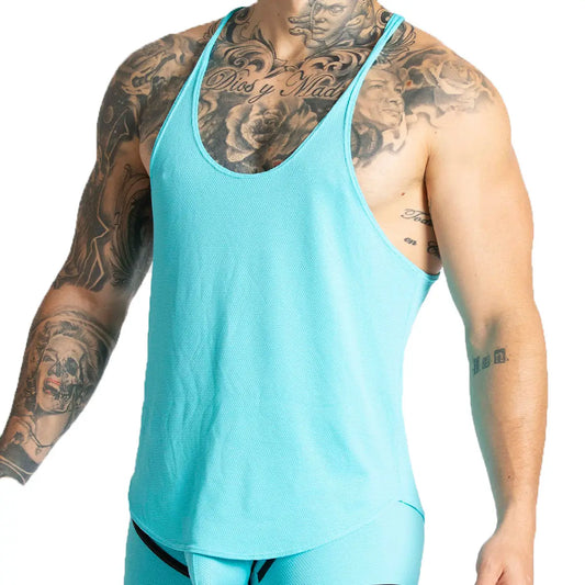 LEMON BLUE TANK - Gigo Underwear Colombia