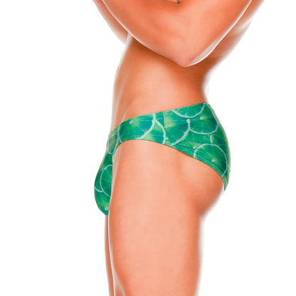 Lemons Swim Brief vista posterior de Gigo Underwear