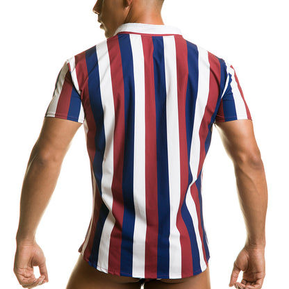 Line Shirt vista posterior de Gigo Underwear