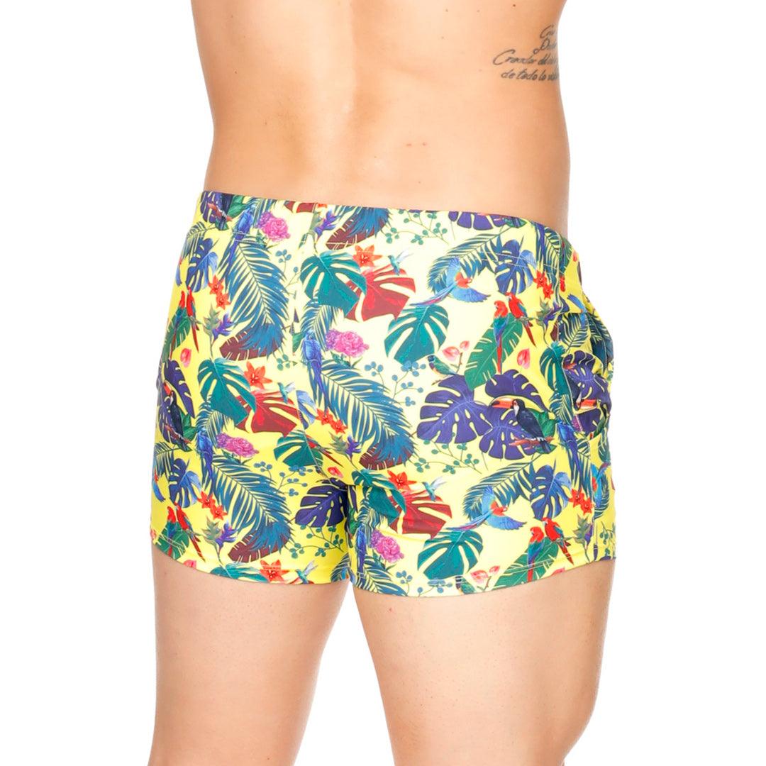 MACAWS YELLOW BEACHWEAR - Gigo Underwear Colombia