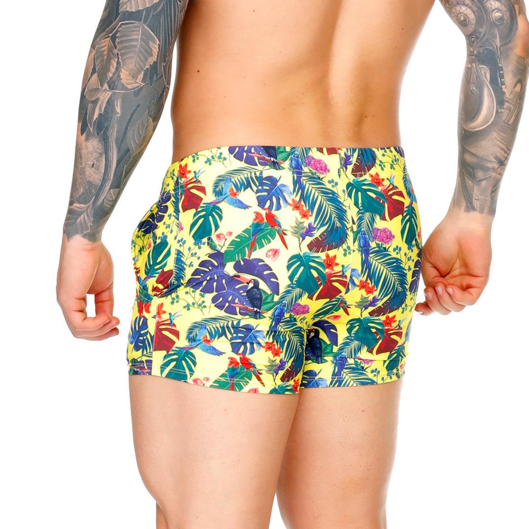 MACAWS YELLOW BEACHWEAR - Gigo Underwear Colombia