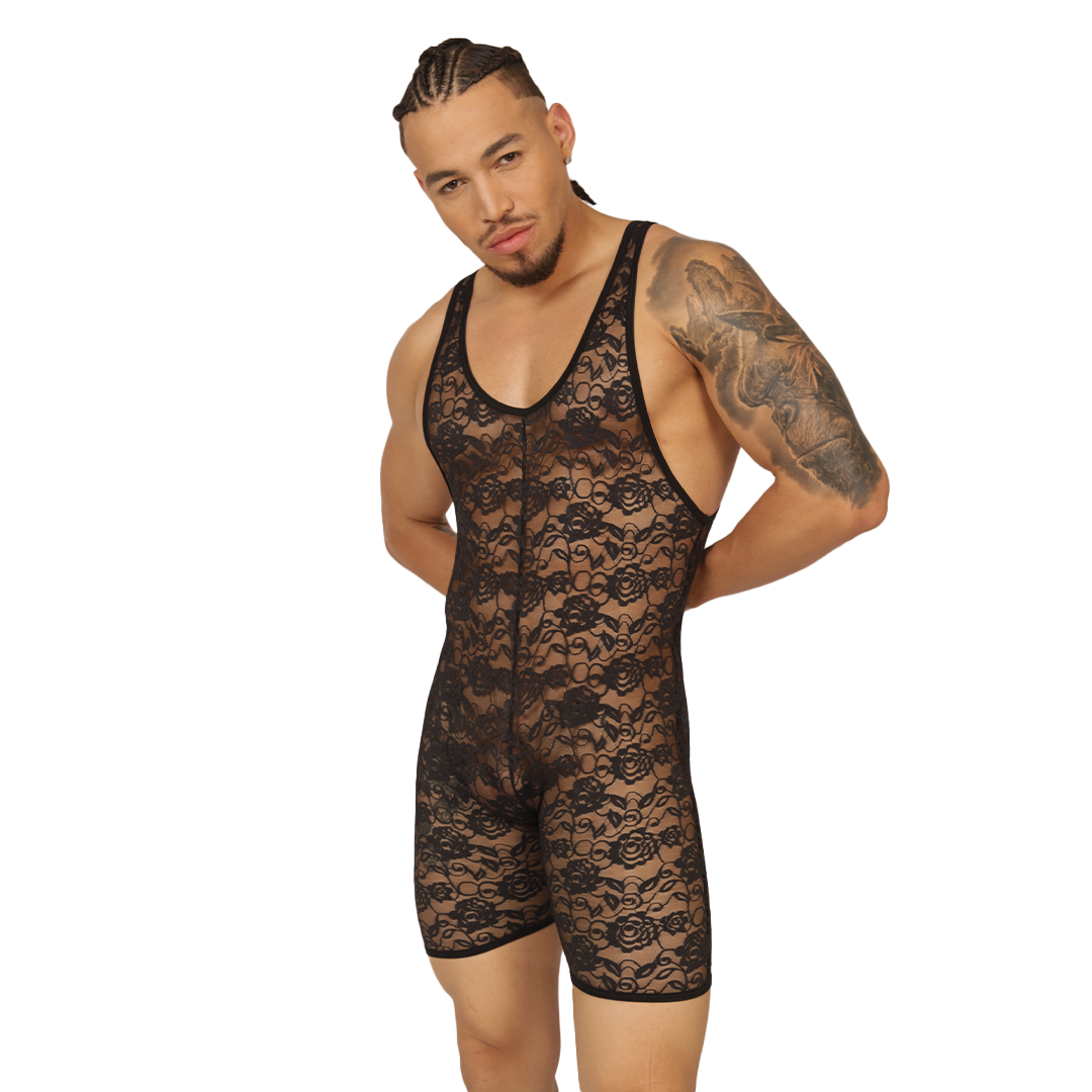 MAGNETIC BODY - Body Fetiche Masculino con Detalles Sexys