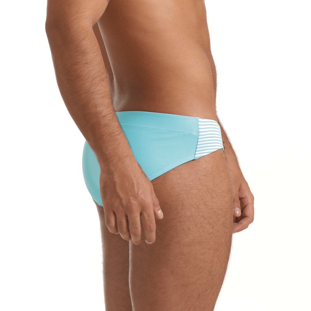 MARINE BLUE SWIM BRIEF - Gigo Underwear Colombia