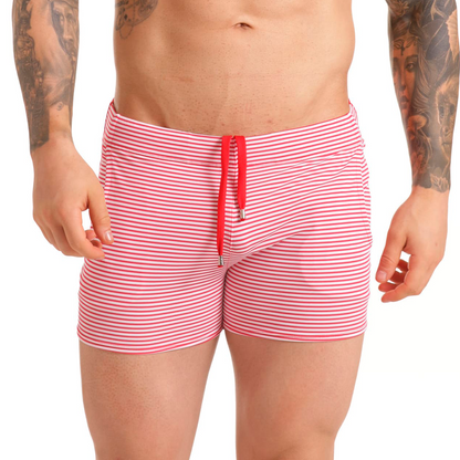 Marine Red Beachwear vista frontal de Gigo Underwear