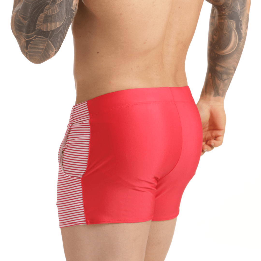 MARINE RED BEACHWEAR - Gigo Underwear Colombia