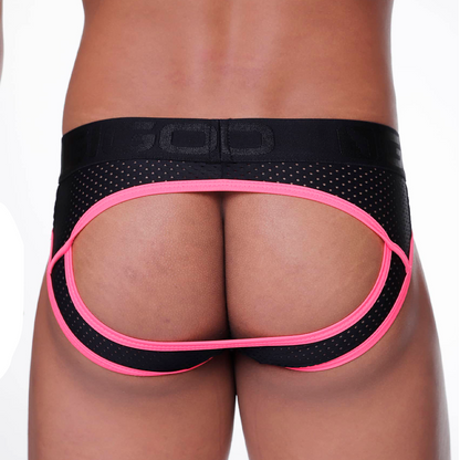 Medieval Candy Brief Jockstrap vista frontal de Gigo Underwear