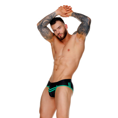 Medieval Green Brief de Gigo Underwear