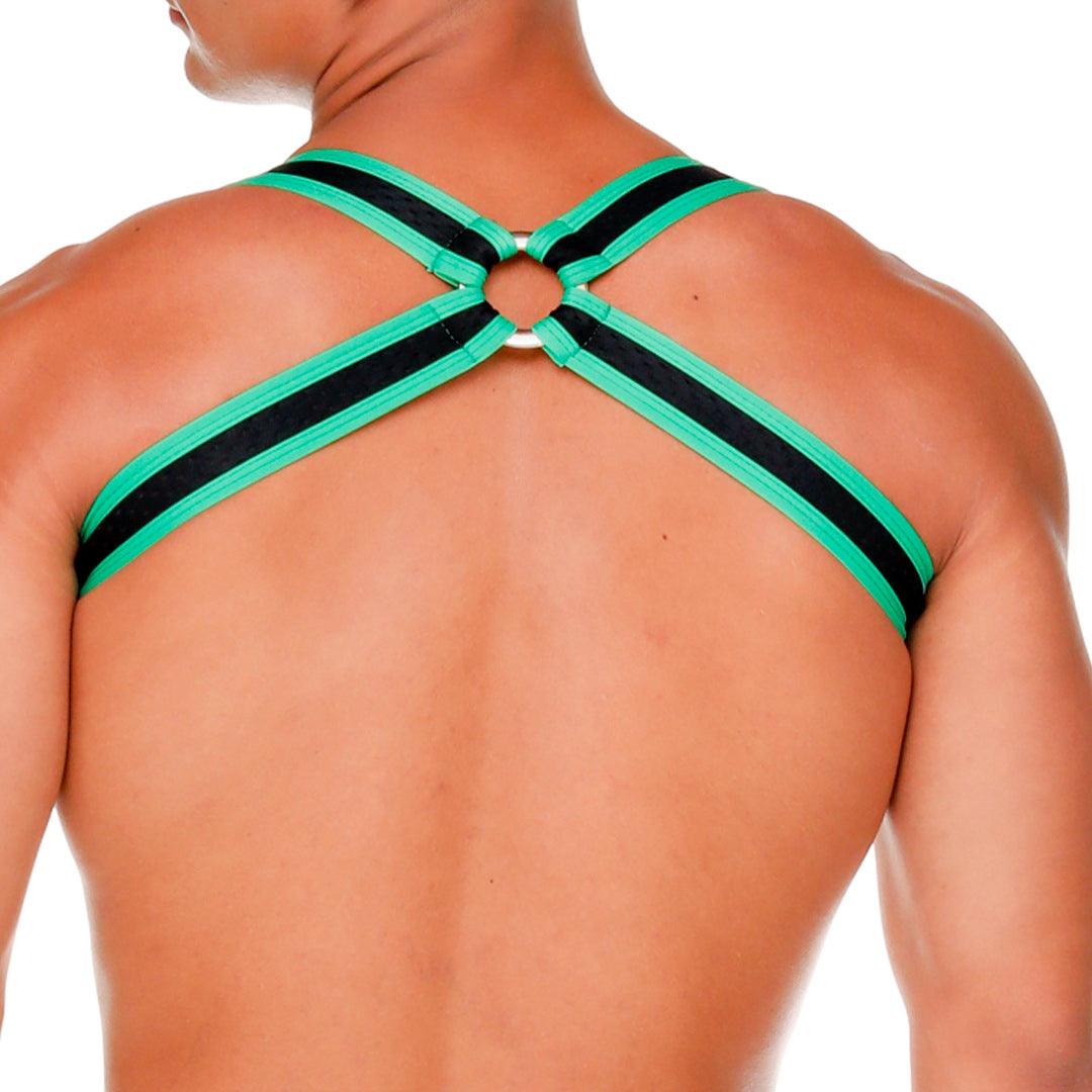 MEDIEVAL GREEN HARNESS - Gigo Underwear Colombia