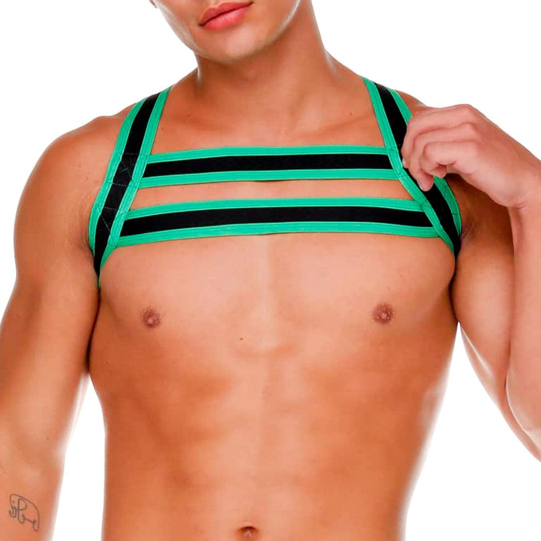 MEDIEVAL GREEN HARNESS - Gigo Underwear Colombia