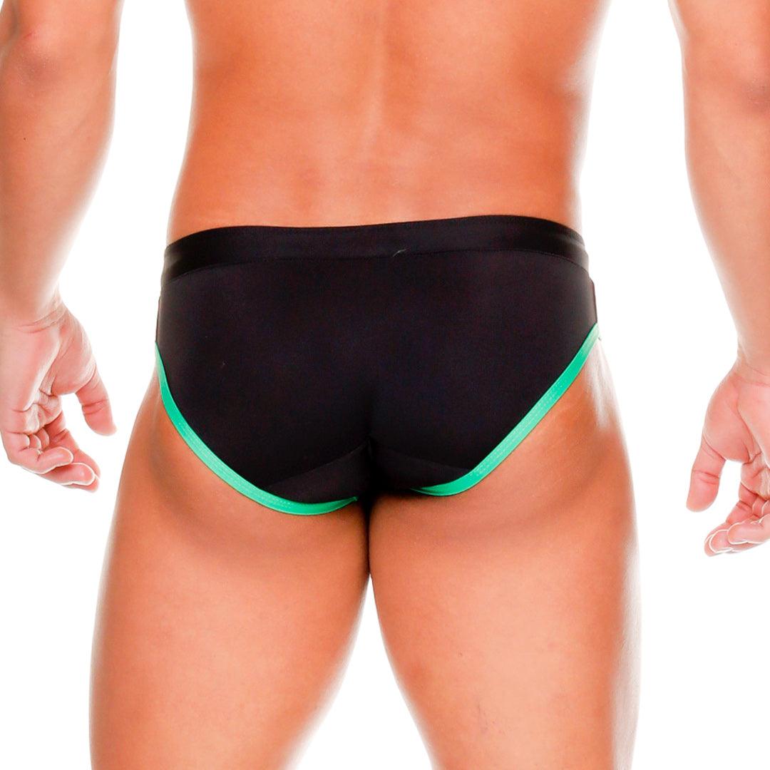 MEDIEVAL GREEN SWIM BRIEF - Gigo Underwear Colombia