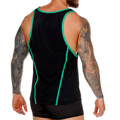 Medieval Green Tank vista posterior de Gigo Underwear