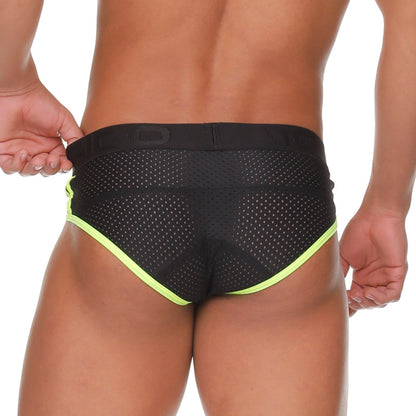 Medieval Yellow Brief vista frontal de Gigo Underwear