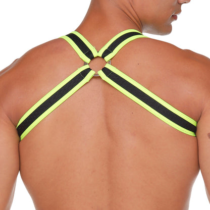 Medieval Yellow Harness vista frontal de Gigo Underwear
