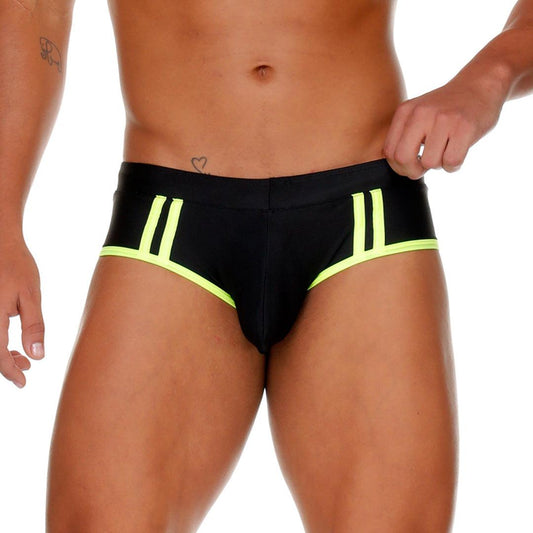 MEDIEVAL YELLOW SWIM TRUNK - Gigo Underwear Colombia