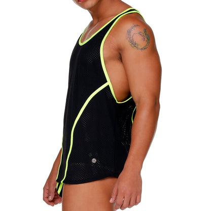 Medieval Yellow Tank vista posterior de Gigo Underwear