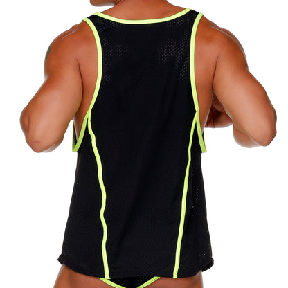 Medieval Yellow Tank vista frontal de Gigo Underwear
