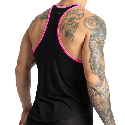 Misty Fucshia Tank vista frontal de Gigo Underwear
