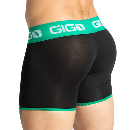 Misty Green Trunk vista posterior de Gigo Underwear