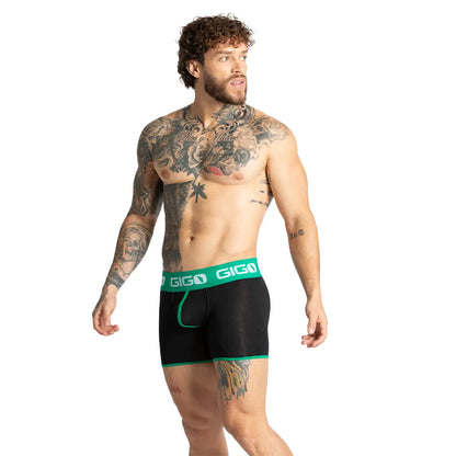 Misty Green Trunk en modelo de Gigo Underwear