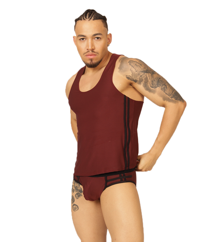 Mix Wine Tank en modelo de Gigo Underwear