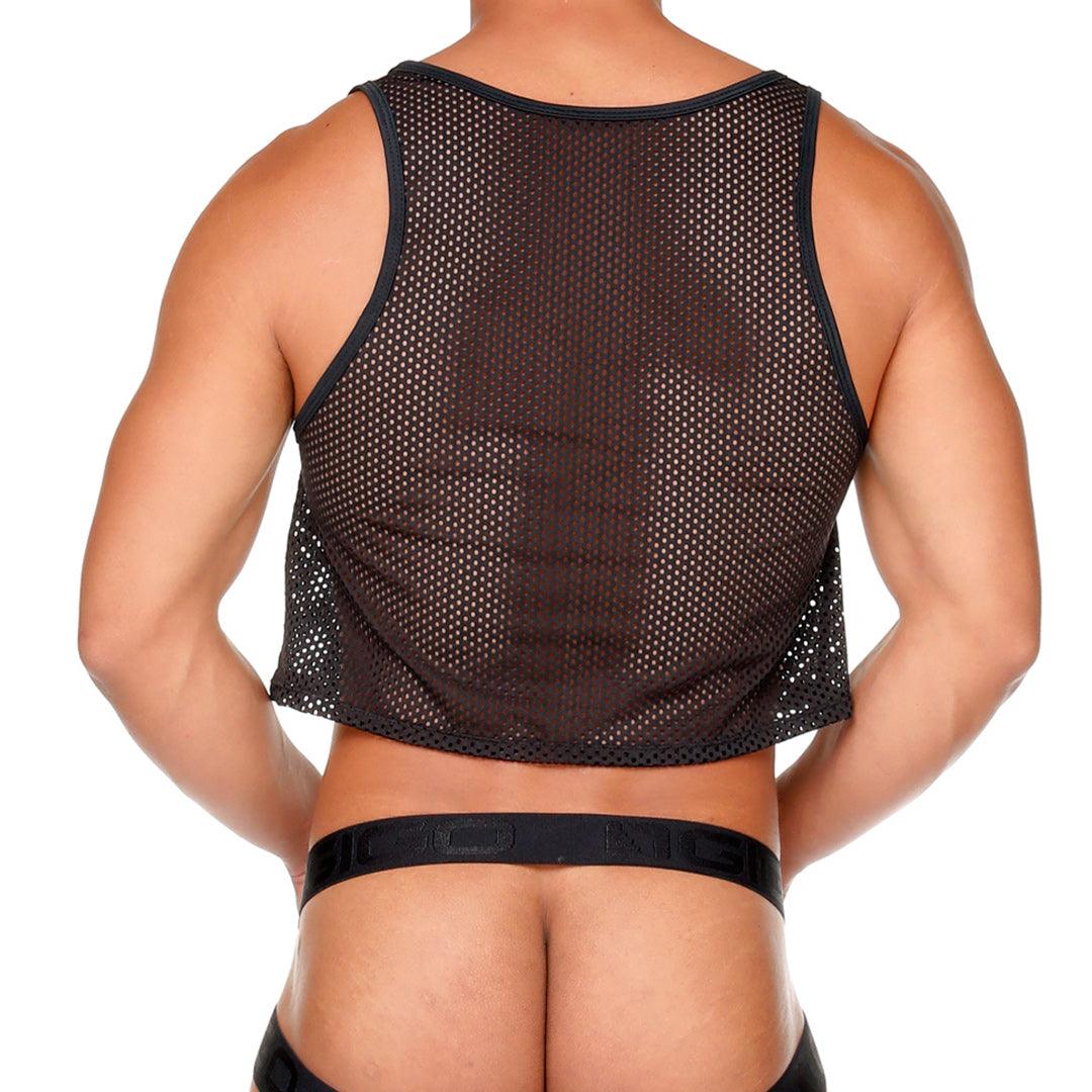 MOROCCO BLACK CROOP TOP - Gigo Underwear Colombia
