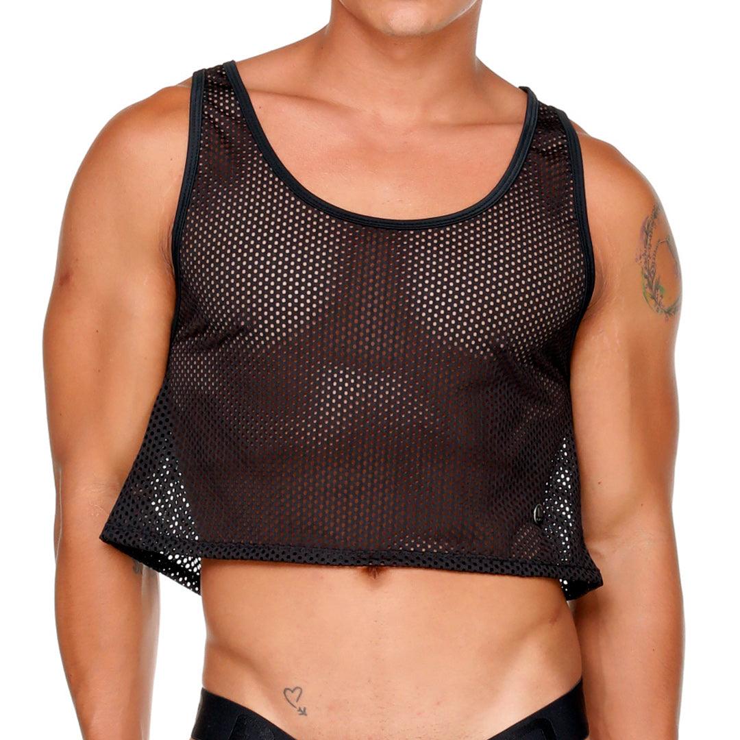 MOROCCO BLACK CROOP TOP - Gigo Underwear Colombia